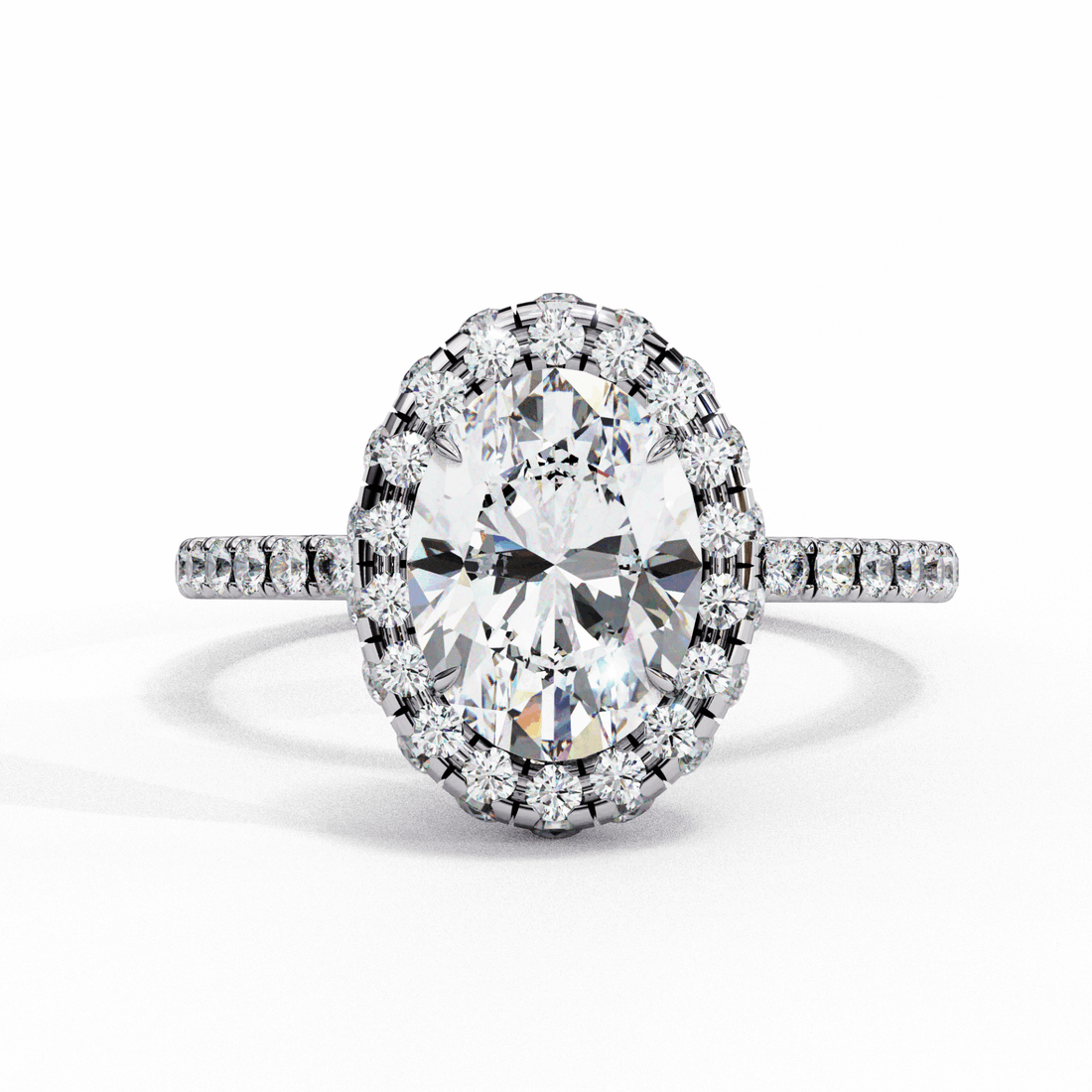 2 Carat Oval Signature Solitaire Ring in Moissanite | House of Estara