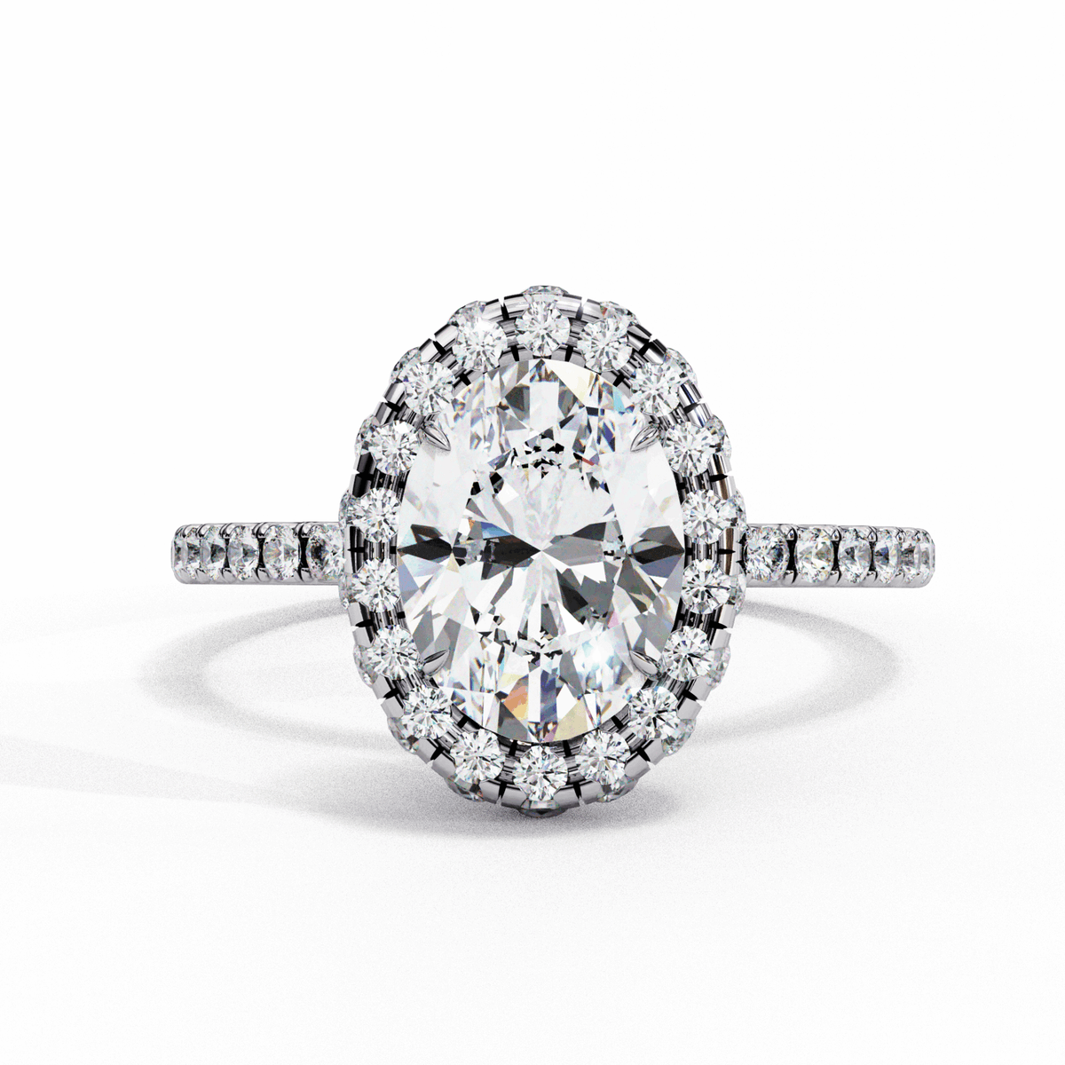 2 Carat Oval Signature Solitaire Ring in Moissanite | House of Estara