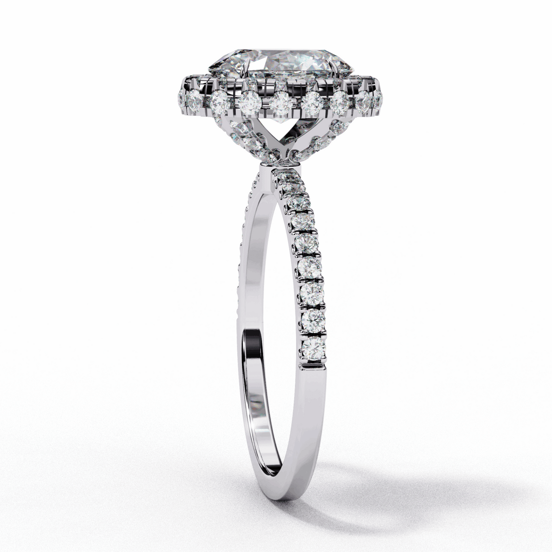 2 Carat Oval Signature Solitaire Ring in Moissanite | House of Estara