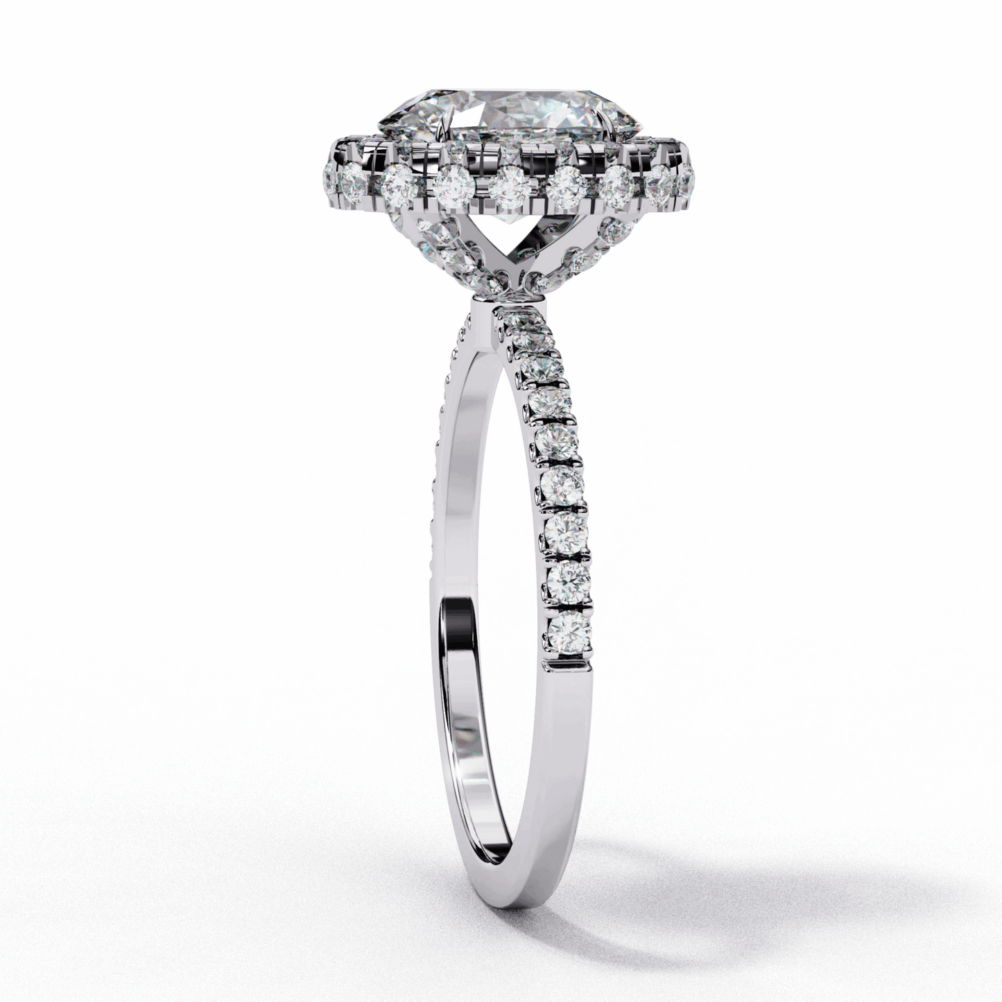 2 Carat Oval Signature Solitaire Ring in Moissanite | House of Estara