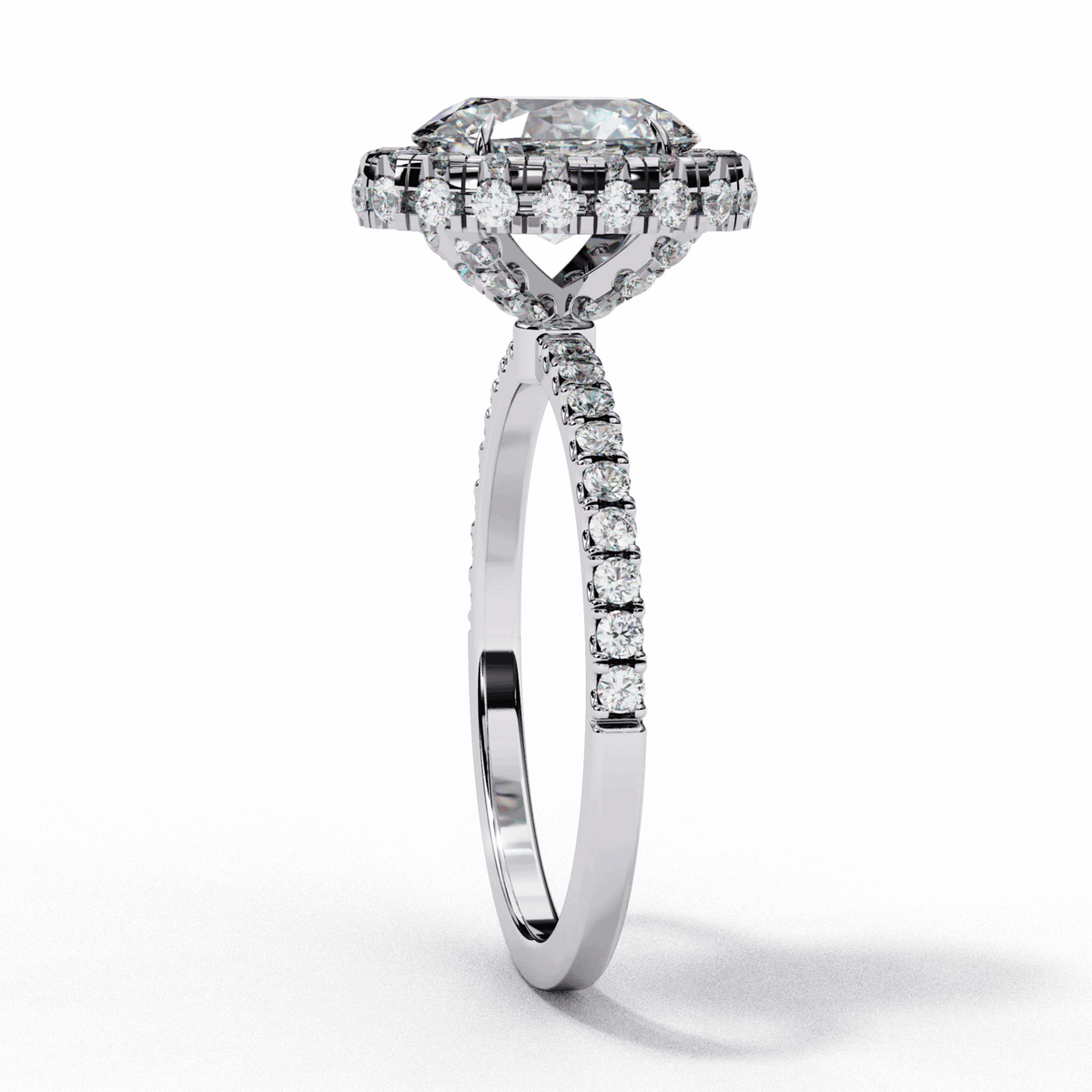 2 Carat Oval Signature Solitaire Ring in Moissanite | House of Estara