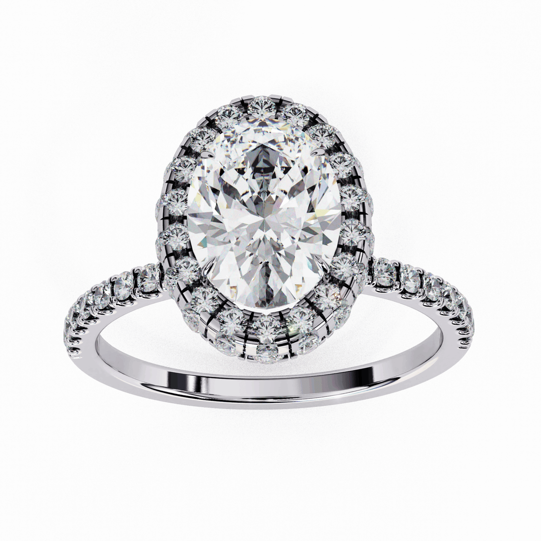 2 Carat Oval Signature Solitaire Ring in Moissanite | House of Estara