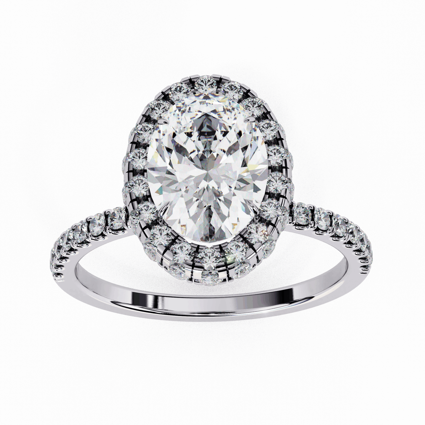 2 Carat Oval Signature Solitaire Ring in Moissanite | House of Estara