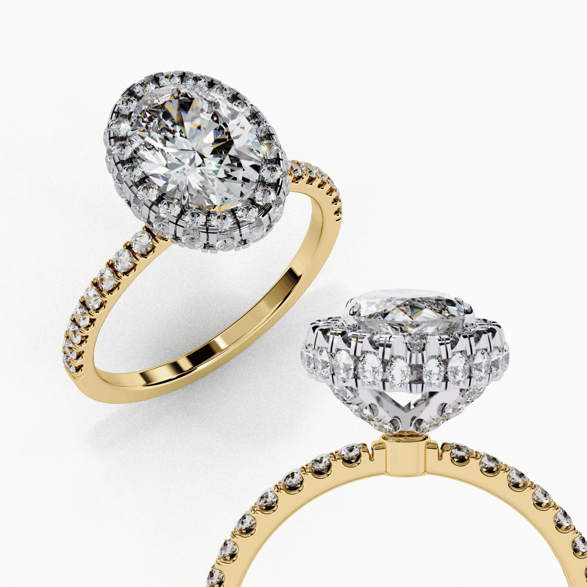 2 Carat Oval Signature Solitaire Ring in Moissanite | House of Estara