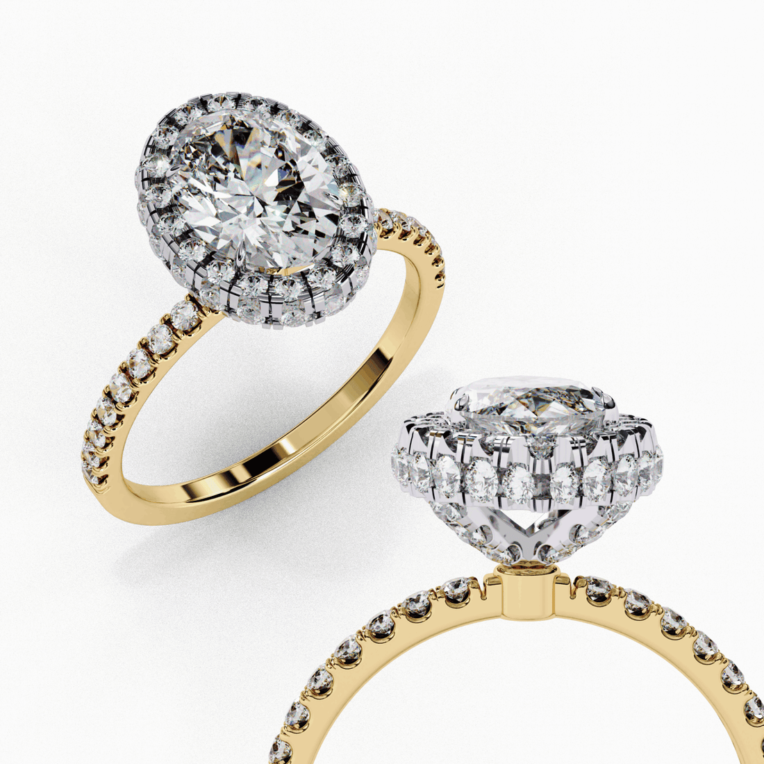 2 Carat Oval Signature Solitaire Ring in Moissanite | House of Estara