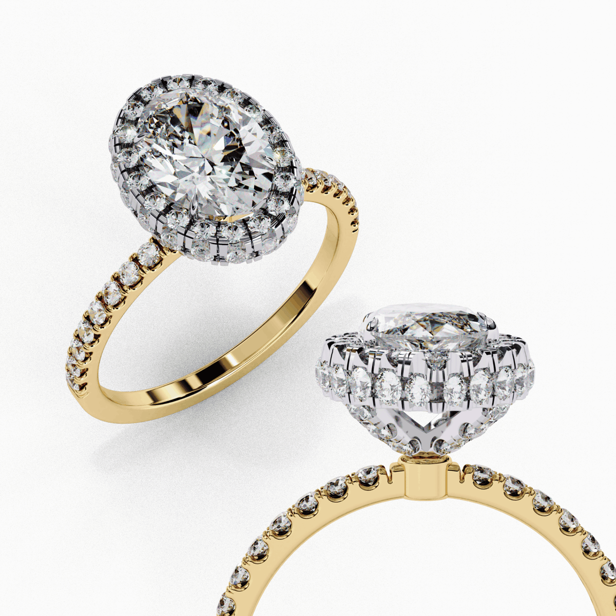 2 Carat Oval Signature Solitaire Ring in Moissanite | House of Estara