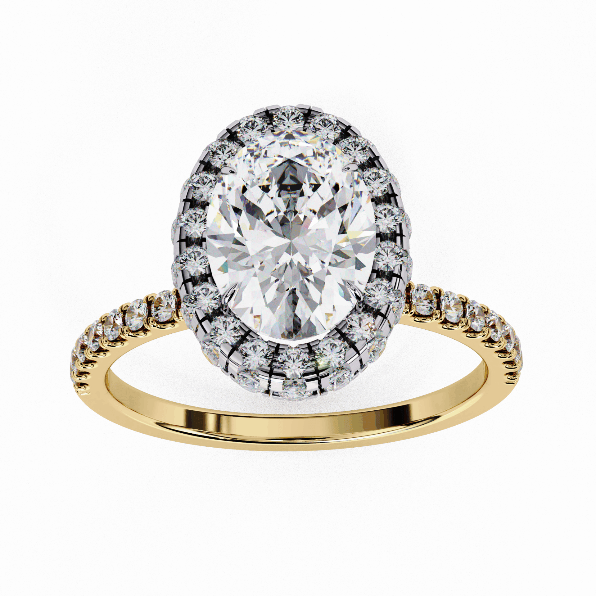 2 Carat Oval Signature Solitaire Ring in Moissanite | House of Estara
