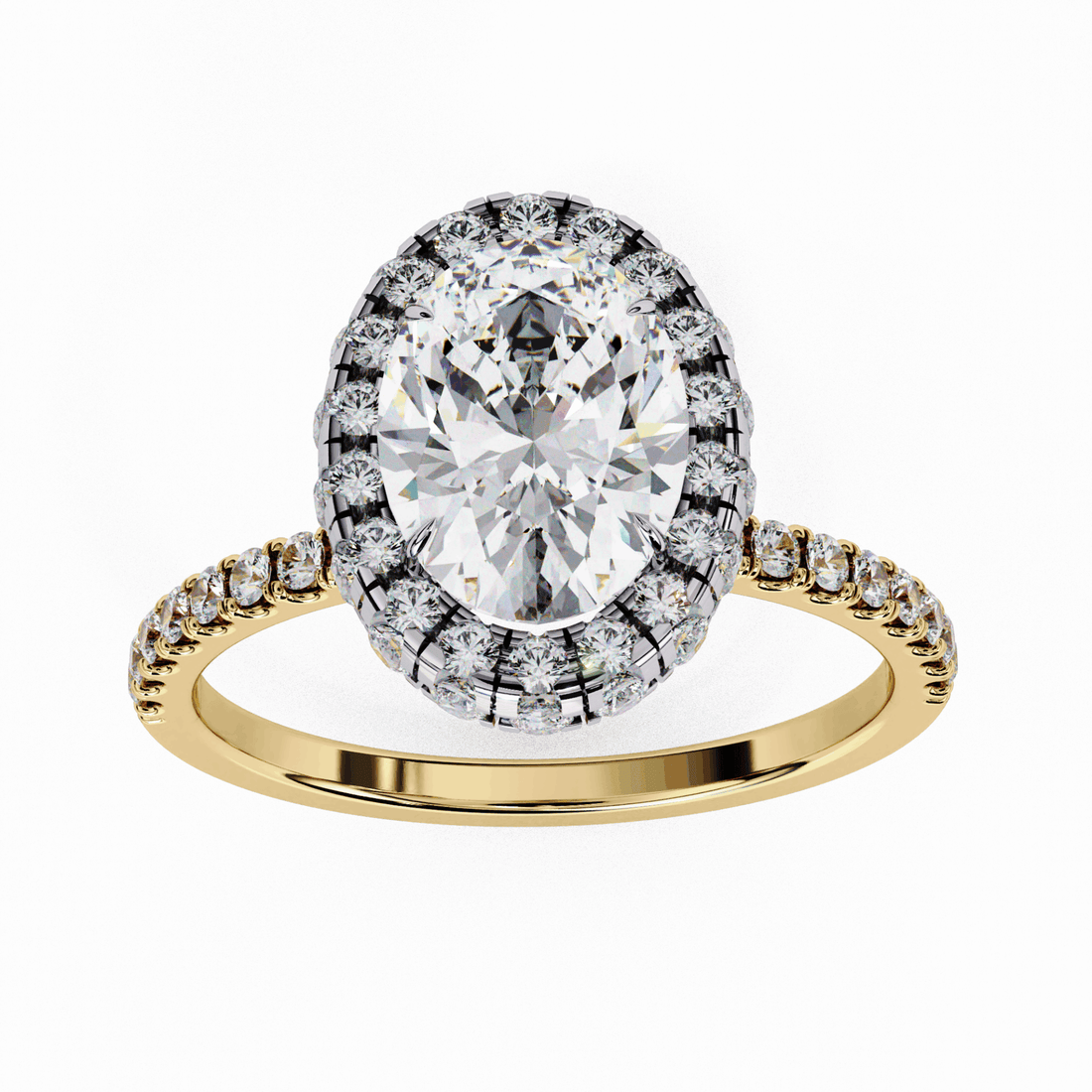 2 Carat Oval Signature Solitaire Ring in Moissanite | House of Estara