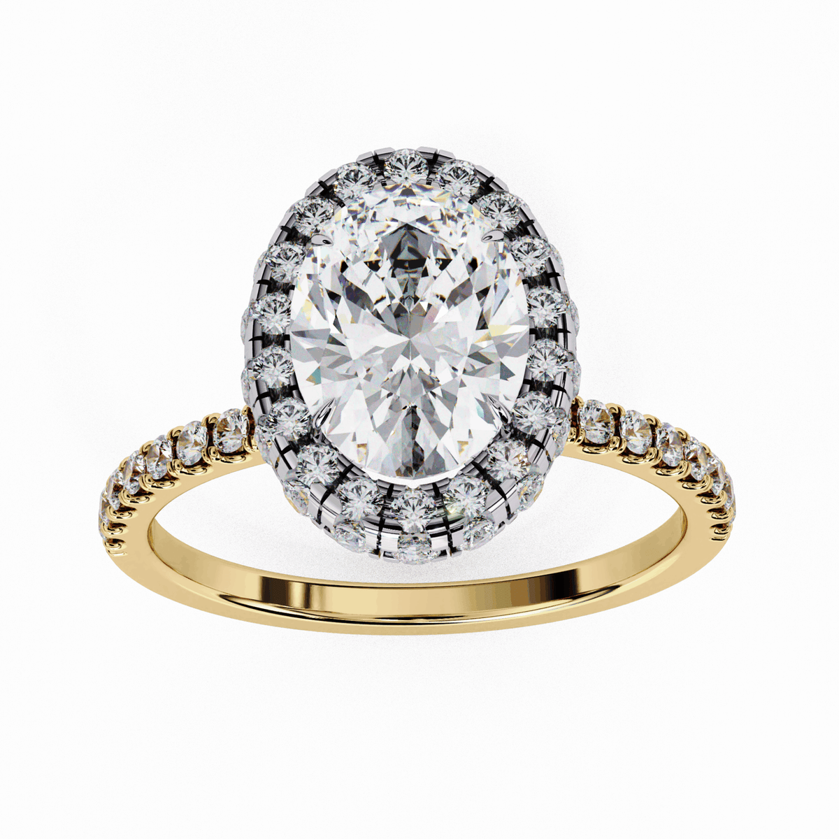 2 Carat Oval Signature Solitaire Ring in Moissanite | House of Estara