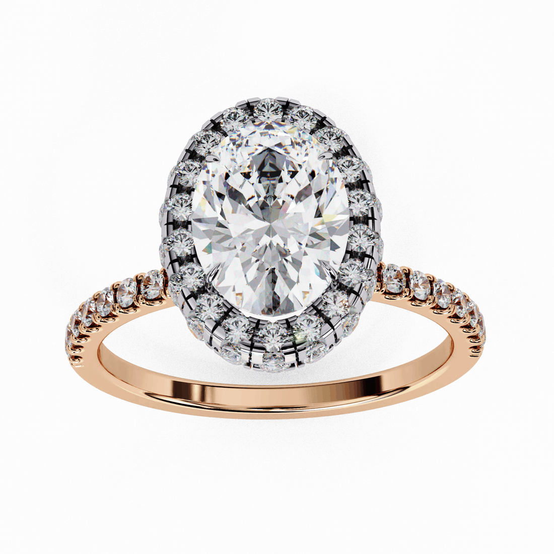 2 Carat Oval Signature Solitaire Ring in Moissanite | House of Estara