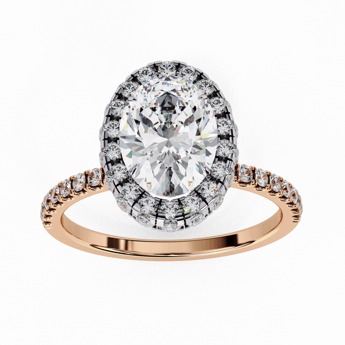 2 Carat Oval Signature Solitaire Ring in Moissanite | House of Estara