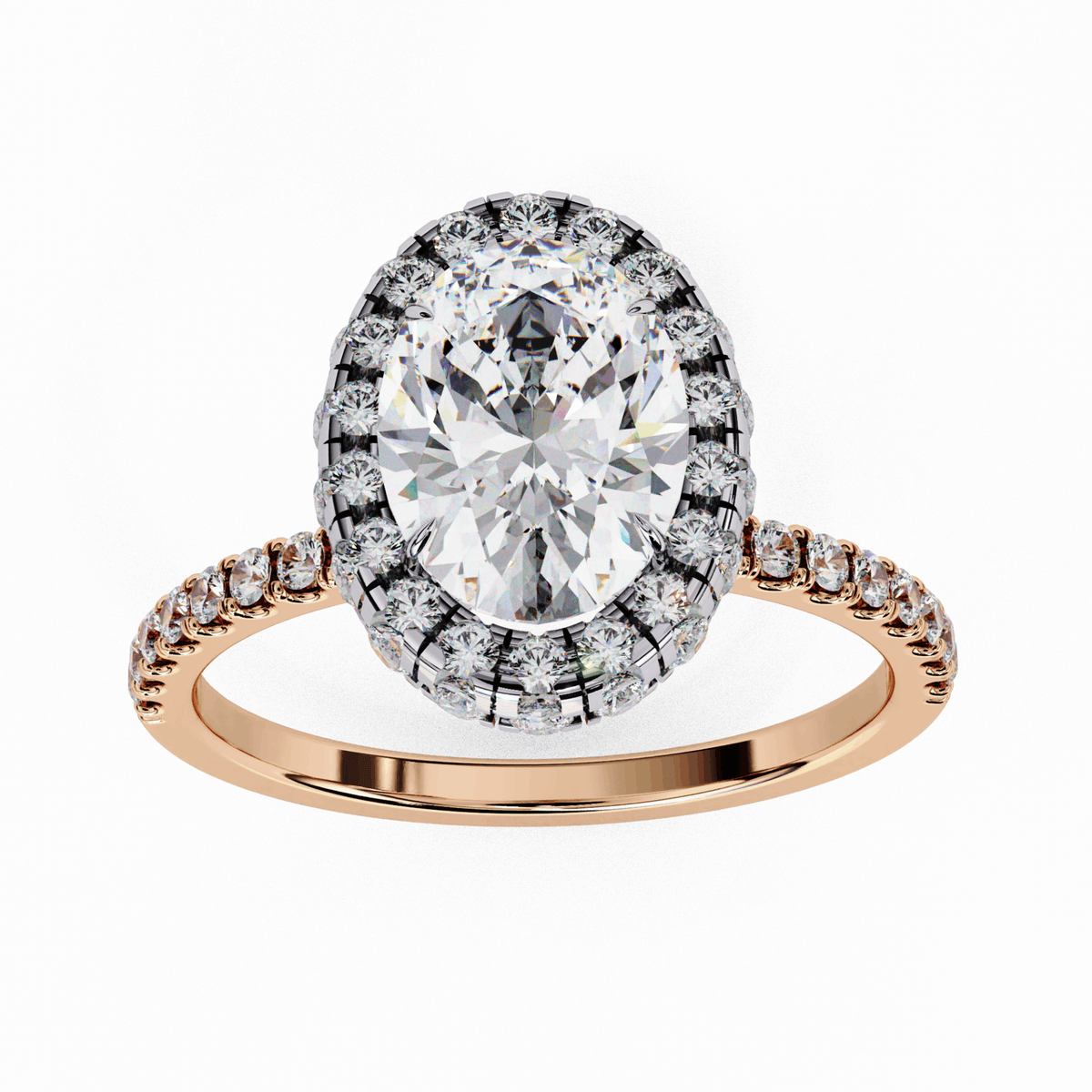 2 Carat Oval Signature Solitaire Ring in Moissanite | House of Estara