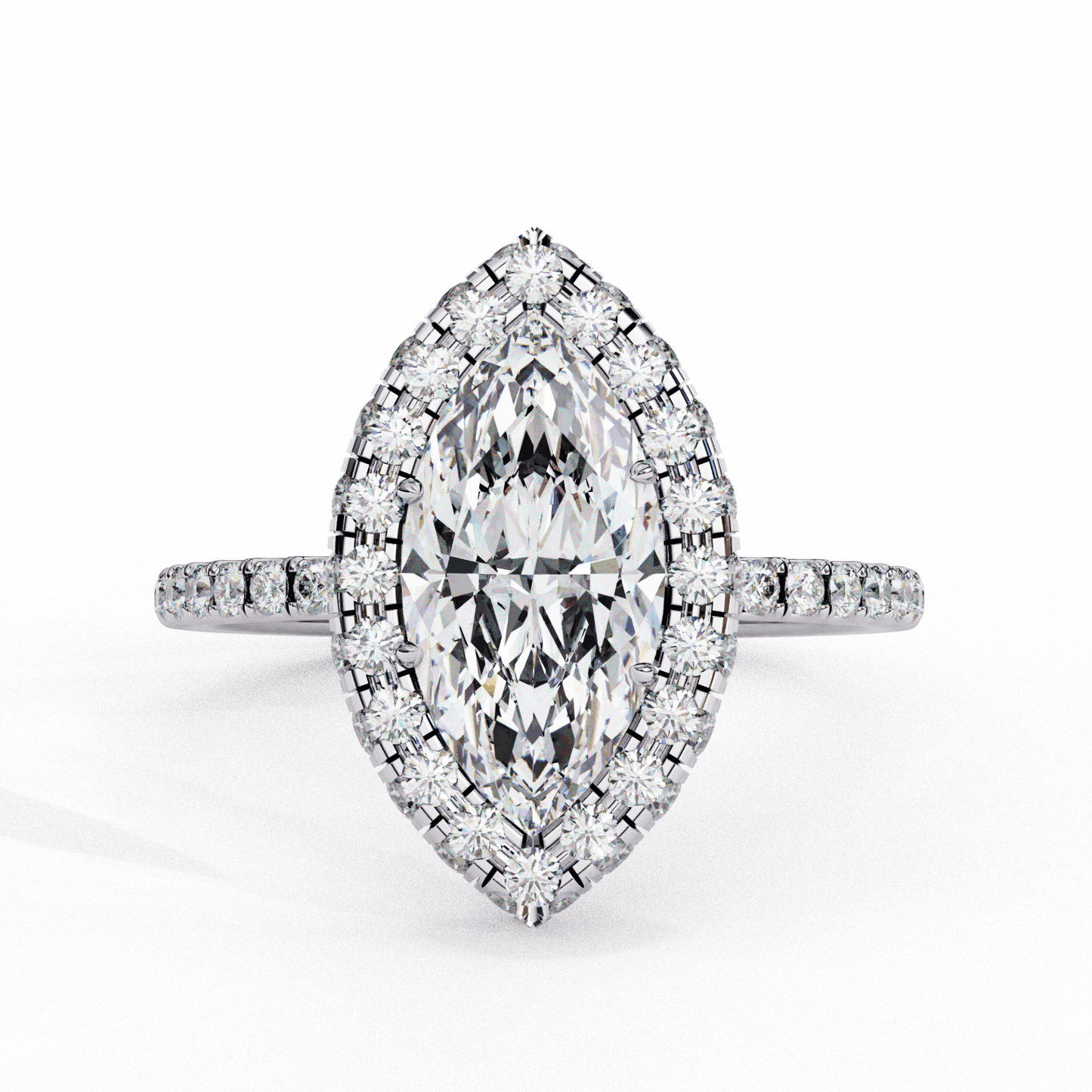2.25 Carat Marquise Signature Solitaire Ring in Moissanite | House of Estara