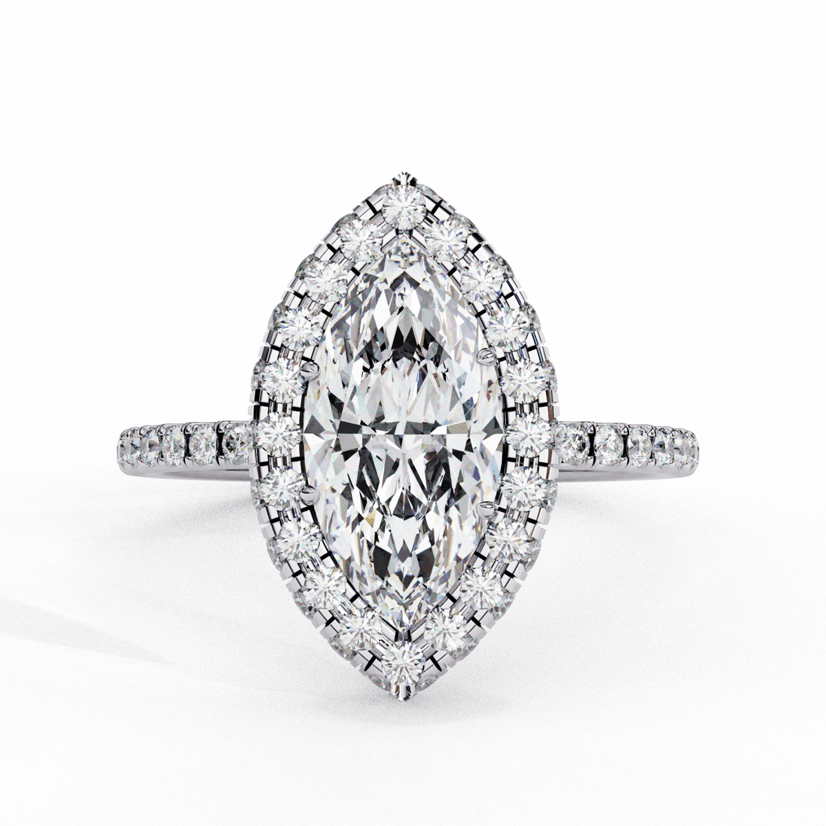 2.25 Carat Marquise Signature Solitaire Ring in Moissanite | House of Estara