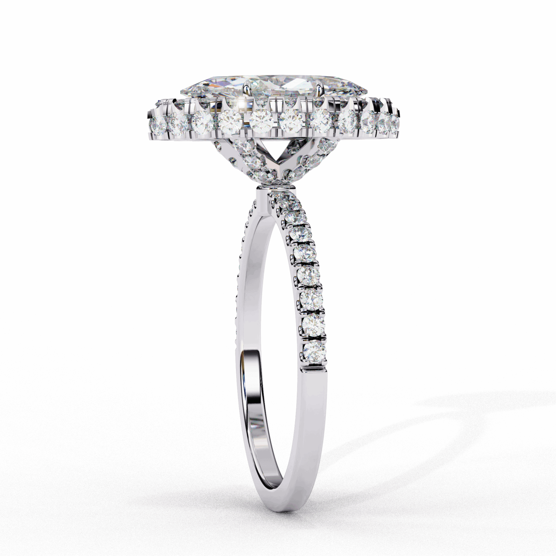 2.25 Carat Marquise Signature Solitaire Ring in Moissanite | House of Estara