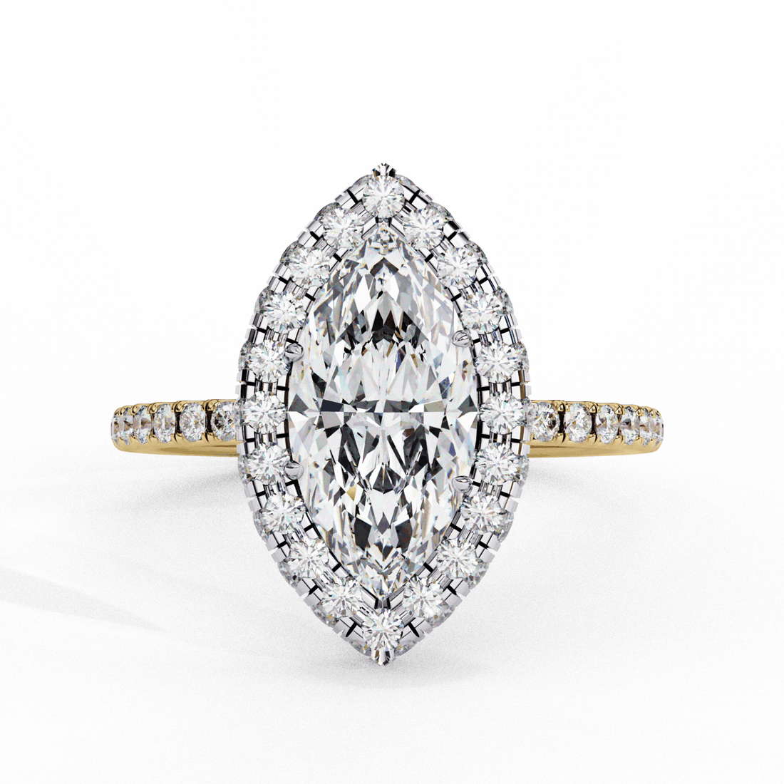 2.25 Carat Marquise Signature Solitaire Ring in Moissanite | House of Estara