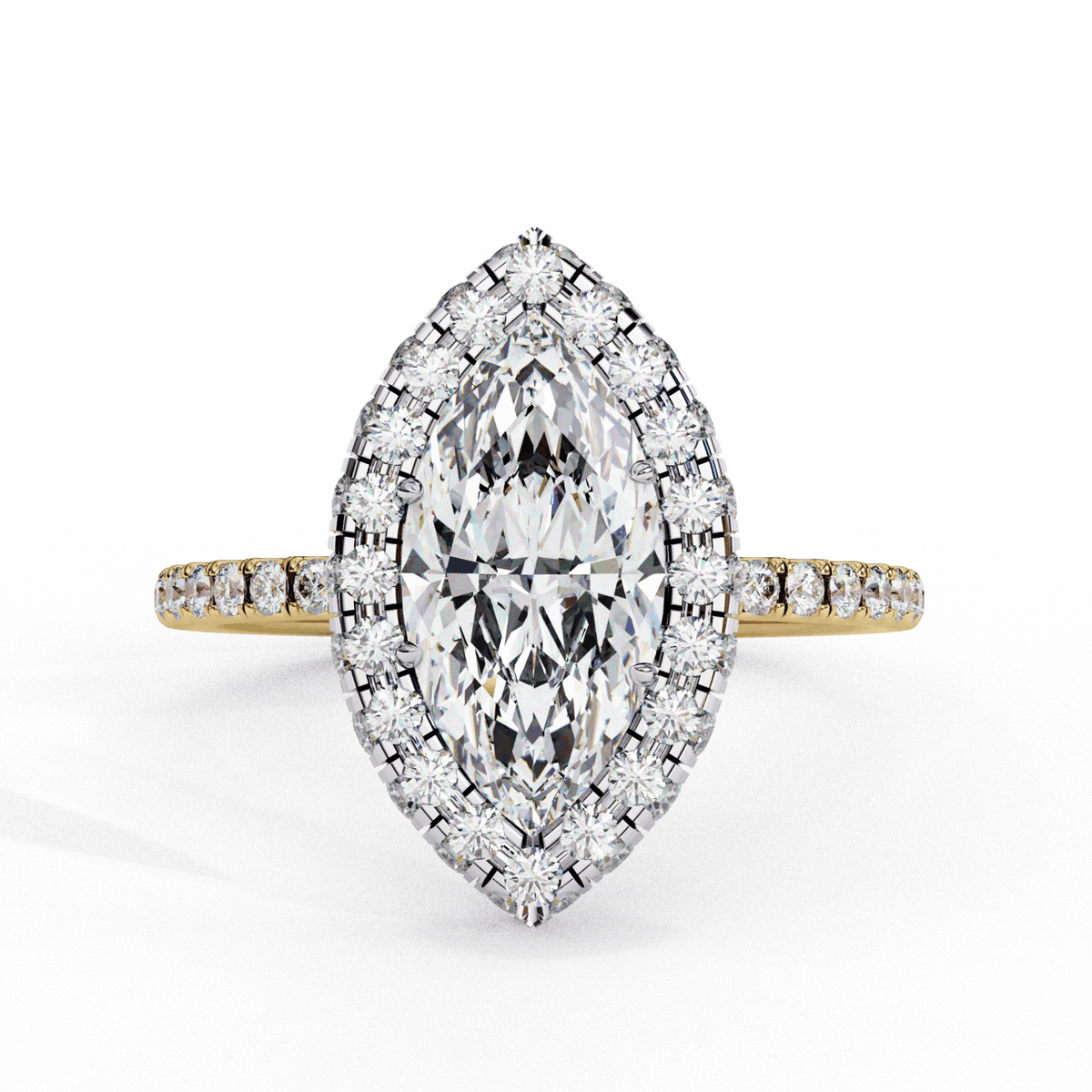 2.25 Carat Marquise Signature Solitaire Ring in Moissanite | House of Estara