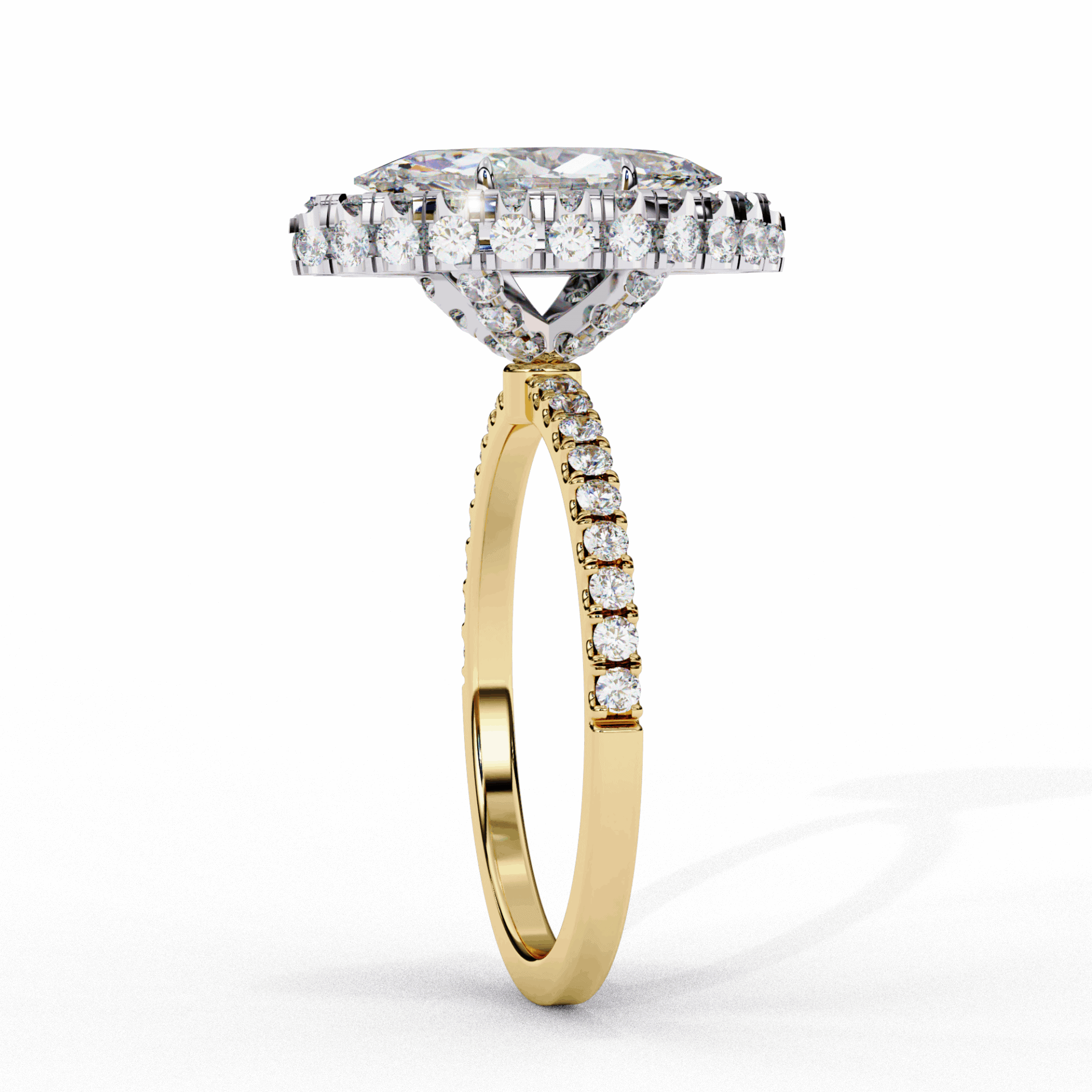 2.25 Carat Marquise Signature Solitaire Ring in Moissanite | House of Estara