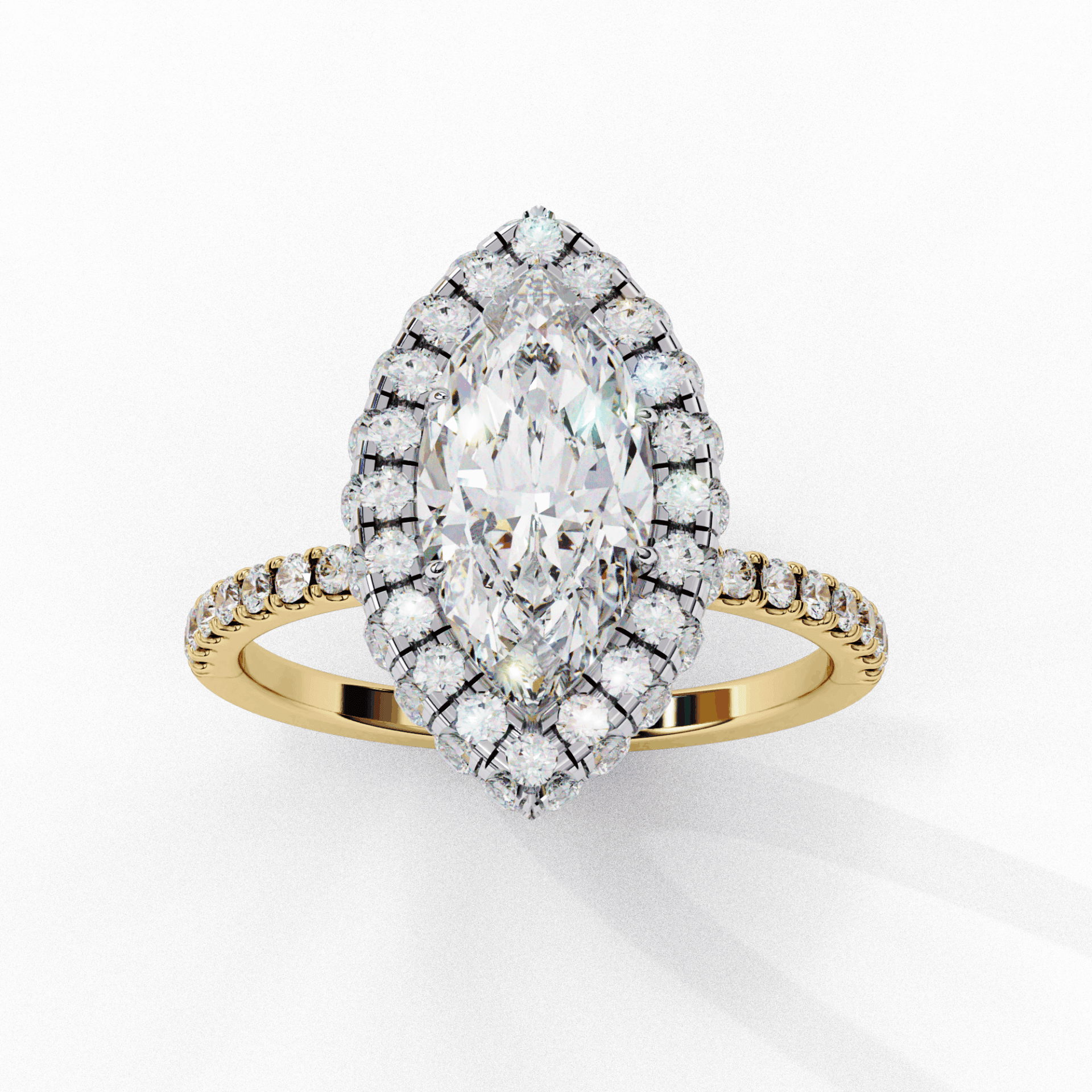 2.25 Carat Marquise Signature Solitaire Ring in Moissanite | House of Estara