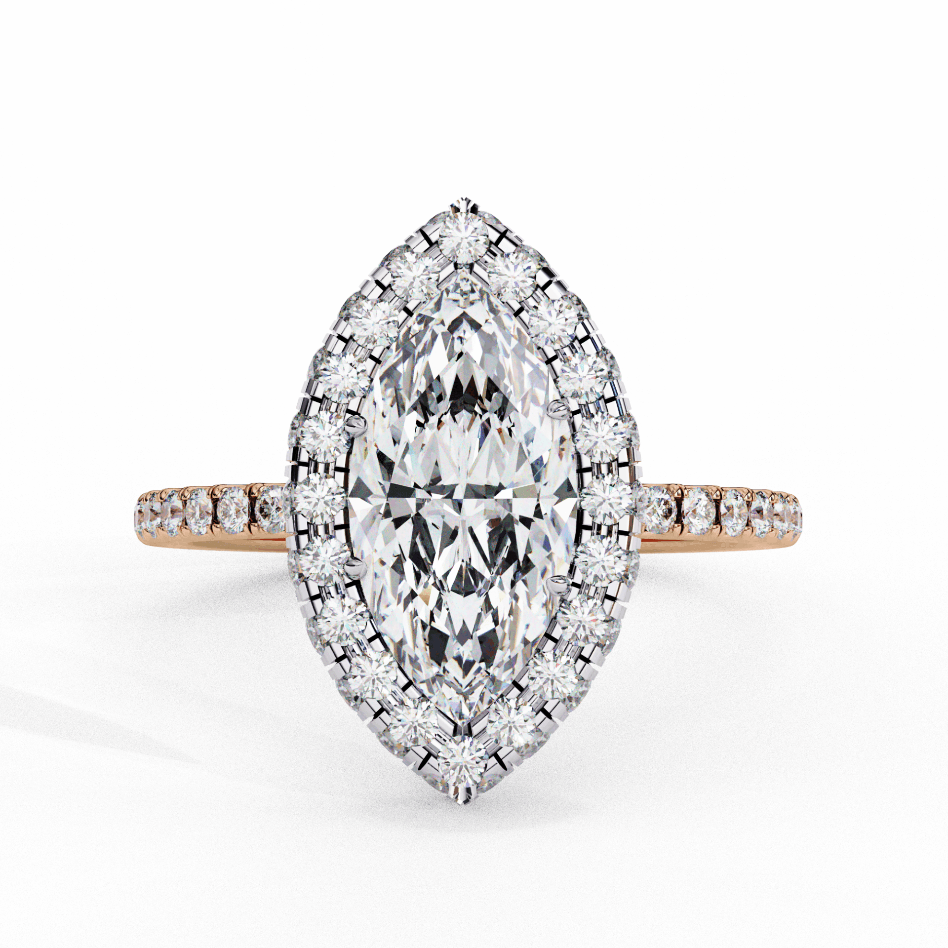 2.25 Carat Marquise Signature Solitaire Ring in Moissanite | House of Estara