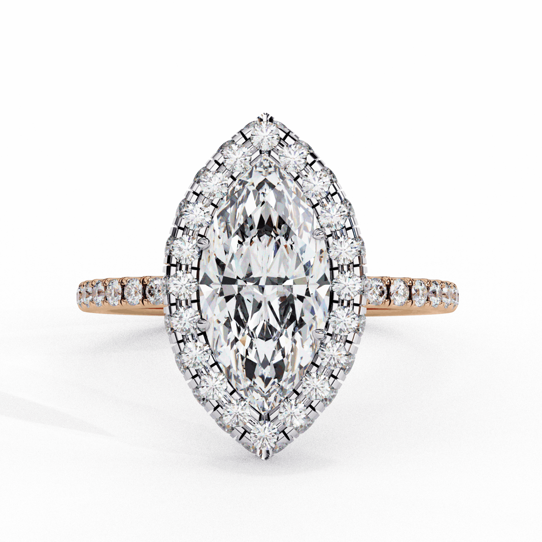 2.25 Carat Marquise Signature Solitaire Ring in Moissanite | House of Estara