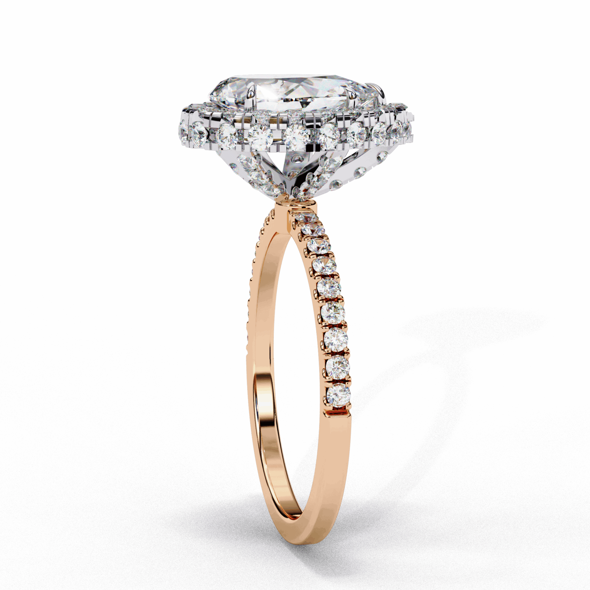2 Carat Pear Signature Solitaire Ring in Moissanite | House of Estara