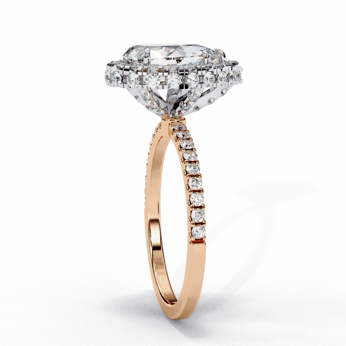2 Carat Pear Signature Solitaire Ring in Moissanite | House of Estara