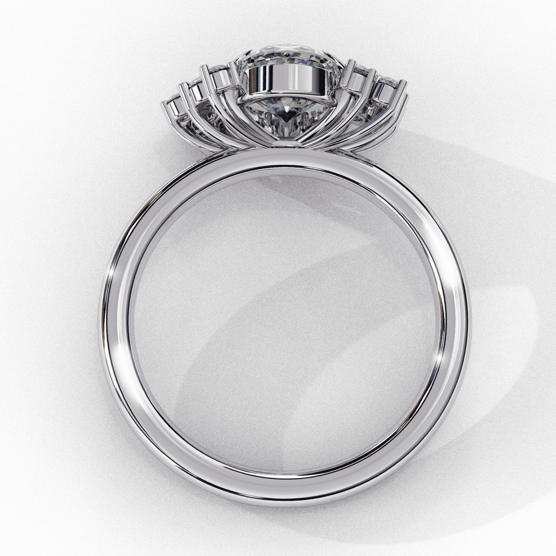 1.25 Carat Oval Classic Solitaire Forever Band in Moissanite | House of Estara