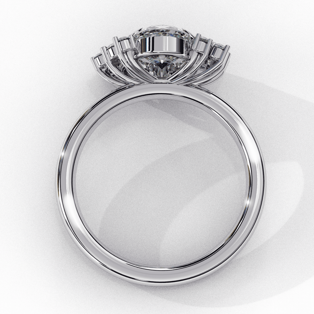 1.25 Carat Oval Classic Solitaire Forever Band in Moissanite | House of Estara
