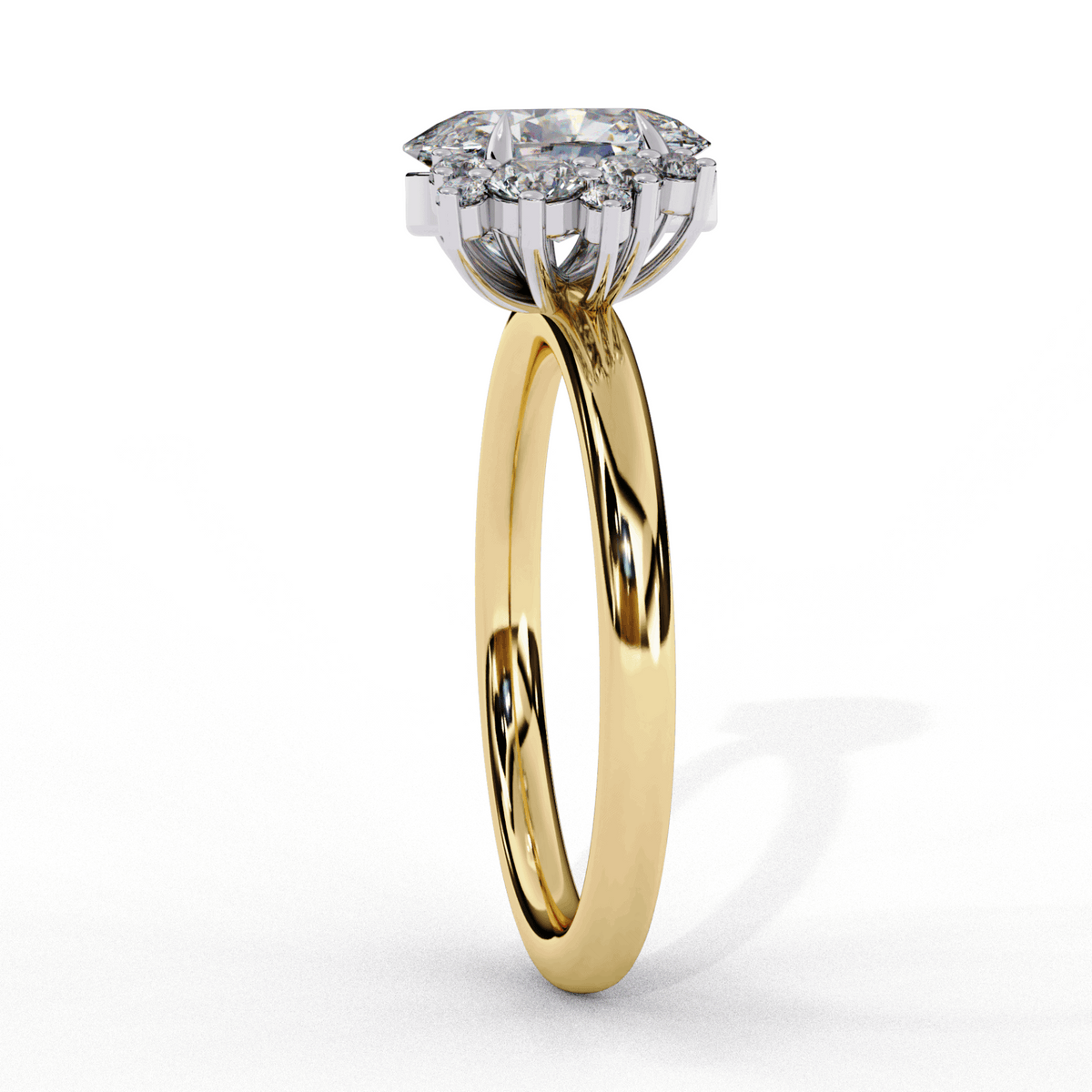 1.25 Carat Oval Classic Solitaire Forever Band in Moissanite | House of Estara
