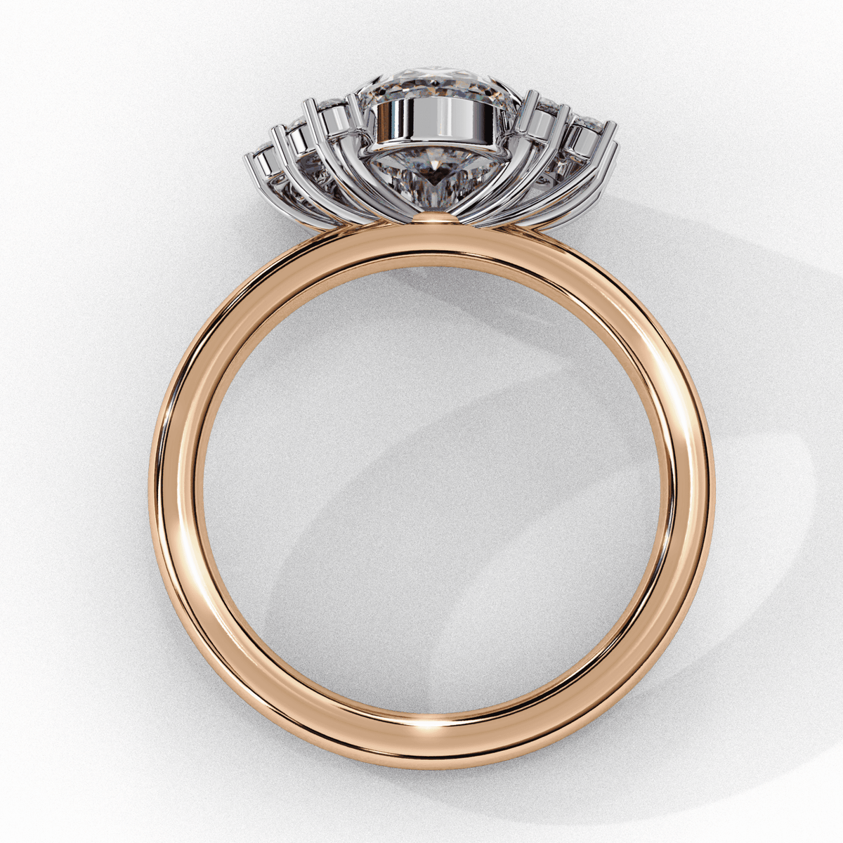 1.25 Carat Oval Classic Solitaire Forever Band in Moissanite | House of Estara