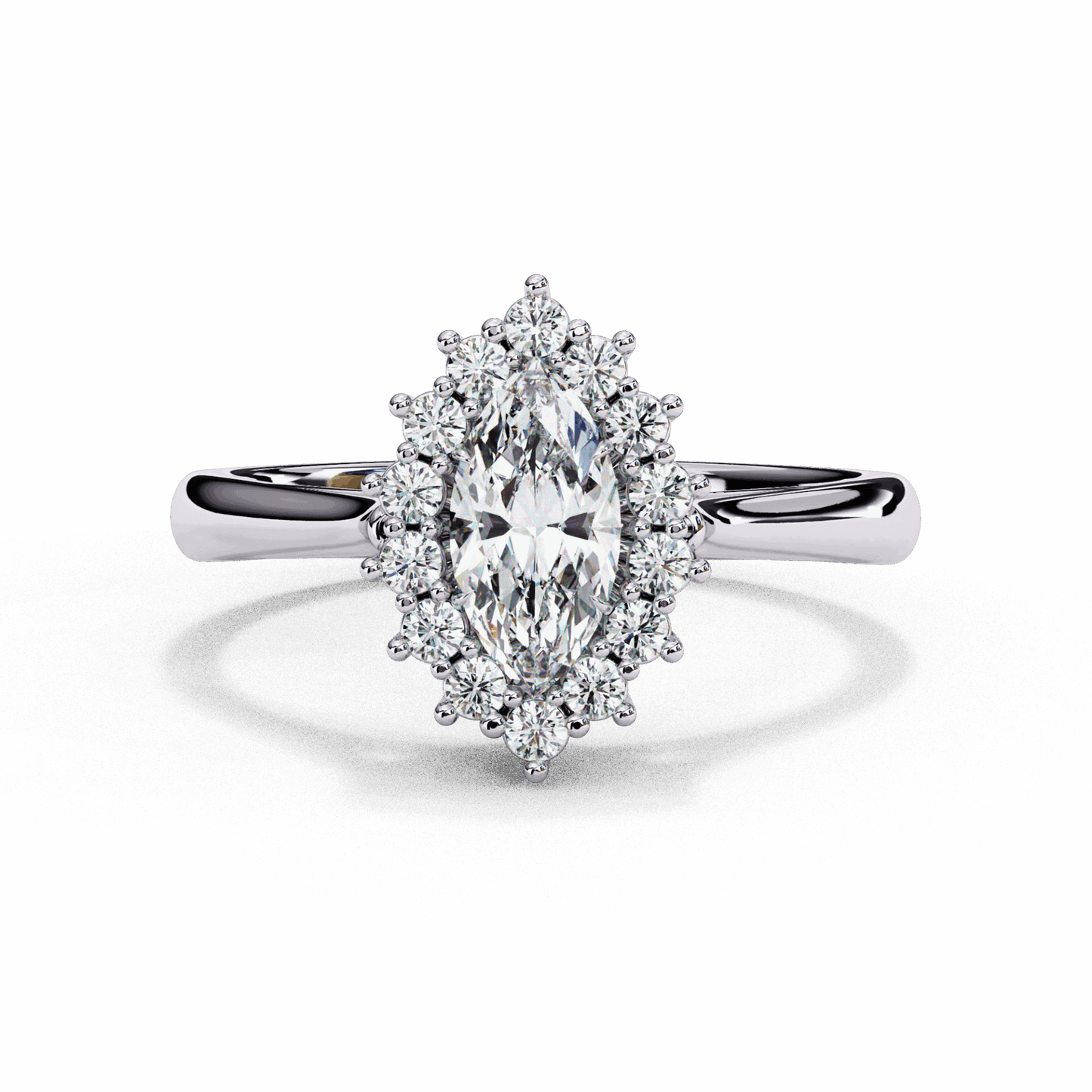 0.75 Carat Marquise Timeless Solitaire Ring in Moissanite | House of Estara