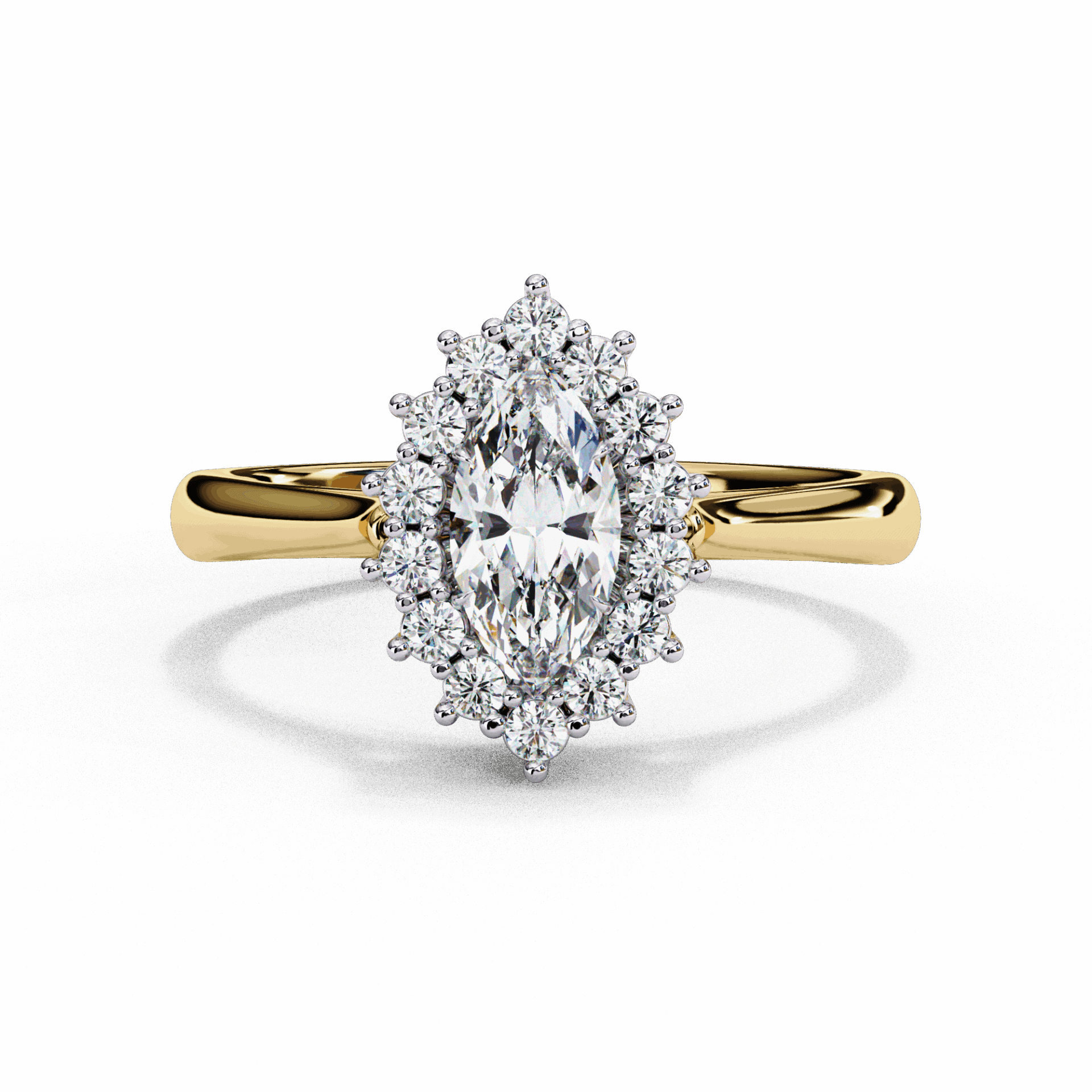 0.75 Carat Marquise Timeless Solitaire Ring in Moissanite | House of Estara