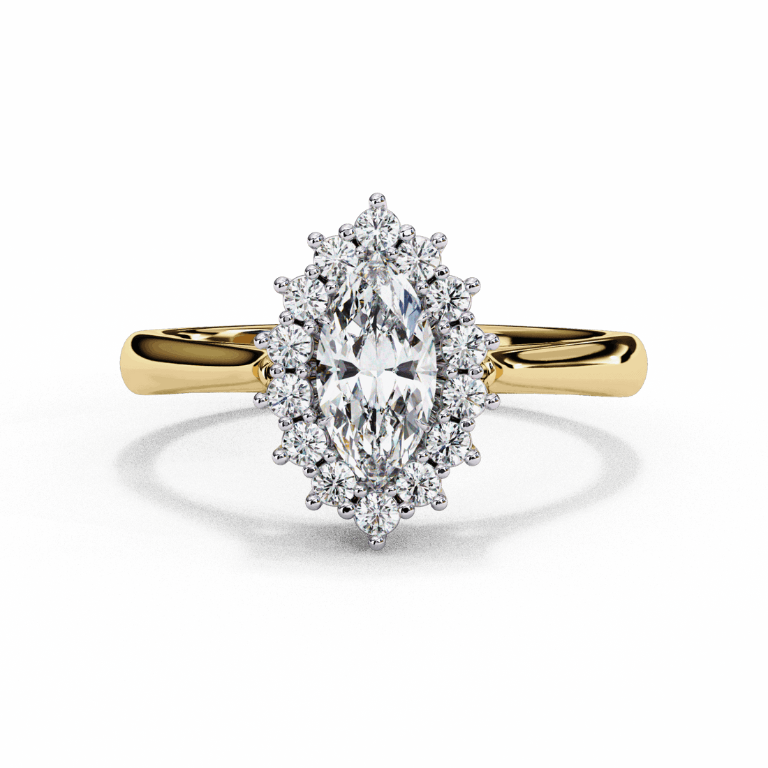 0.75 Carat Marquise Timeless Solitaire Ring in Moissanite | House of Estara