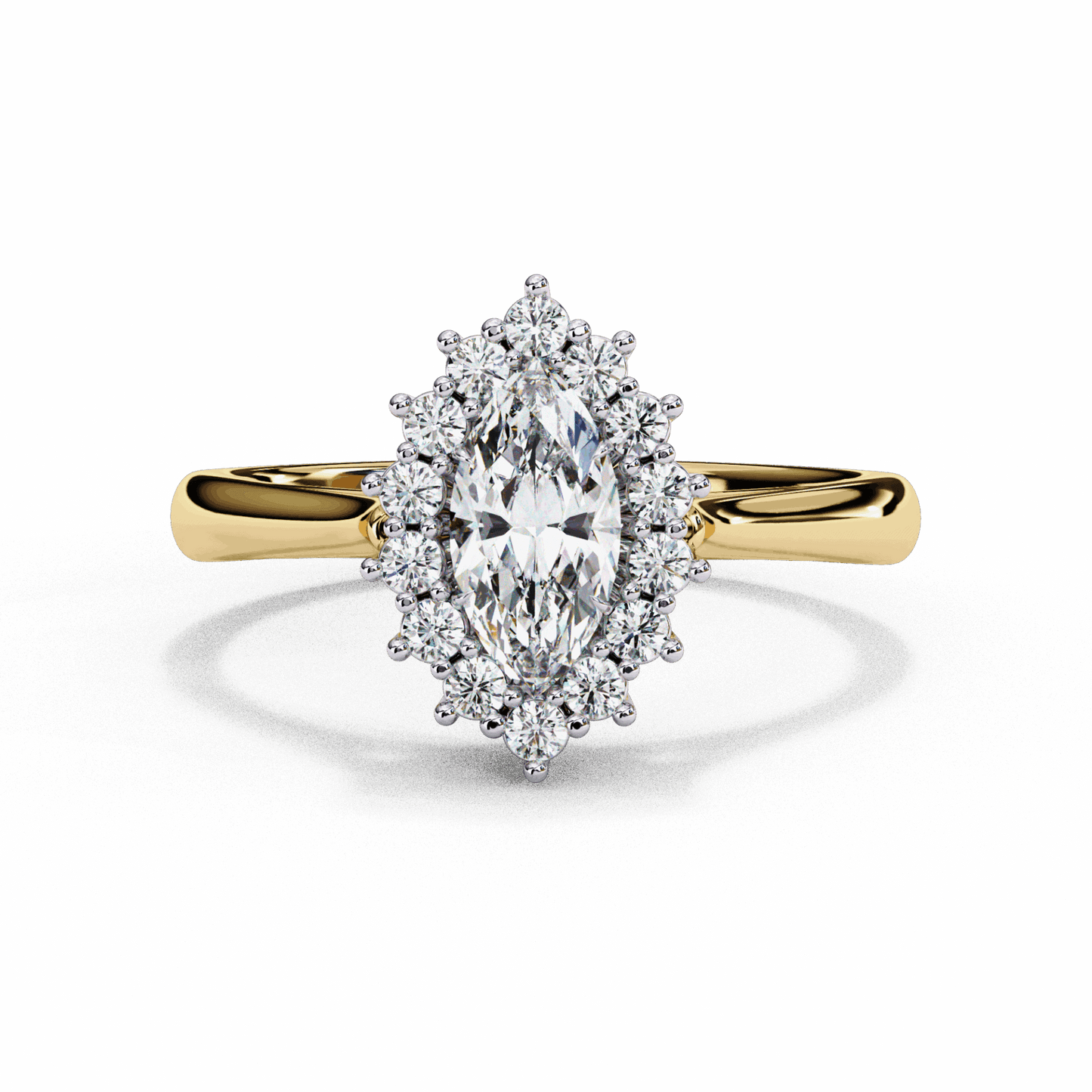 0.75 Carat Marquise Timeless Solitaire Ring in Moissanite | House of Estara