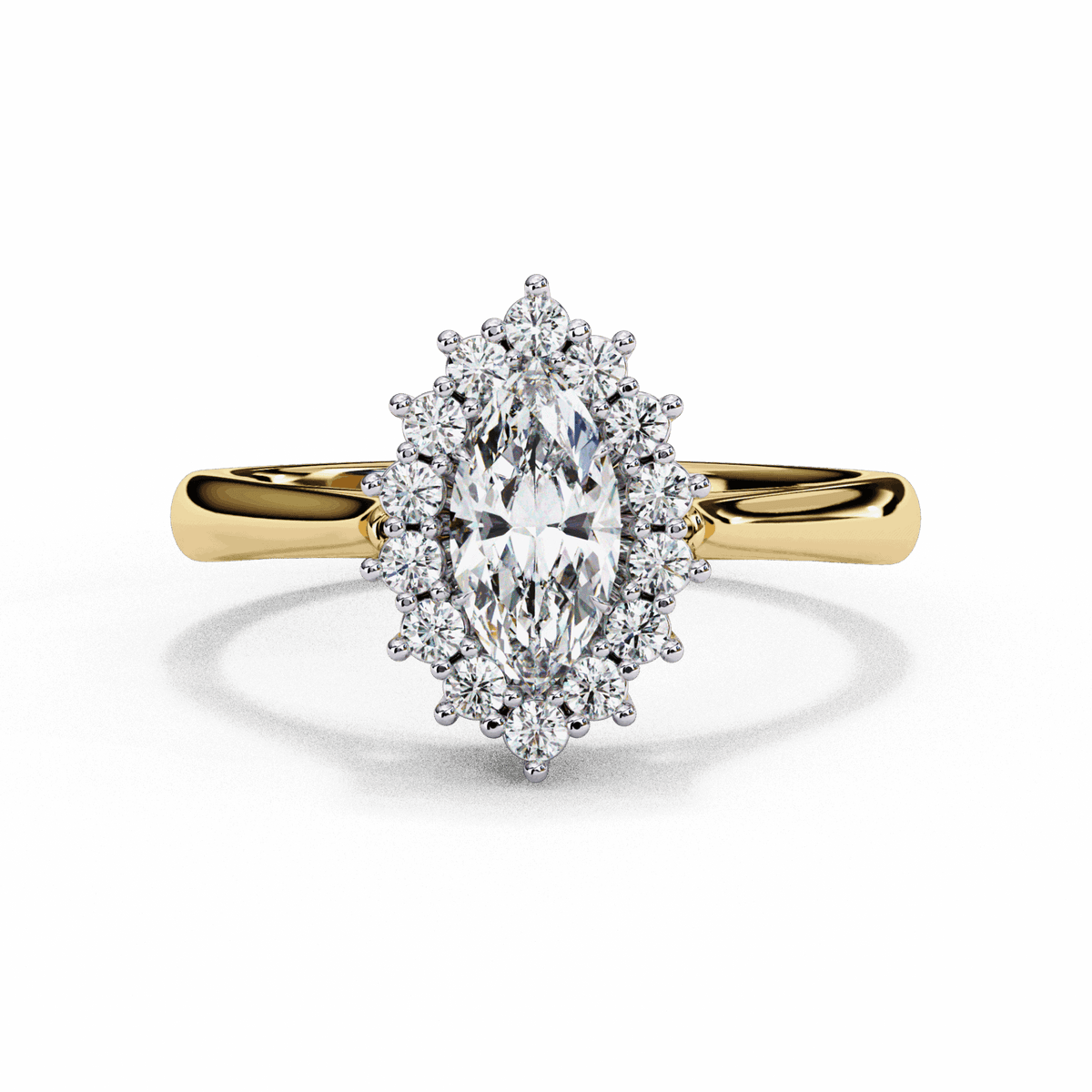 0.75 Carat Marquise Timeless Solitaire Ring in Moissanite | House of Estara