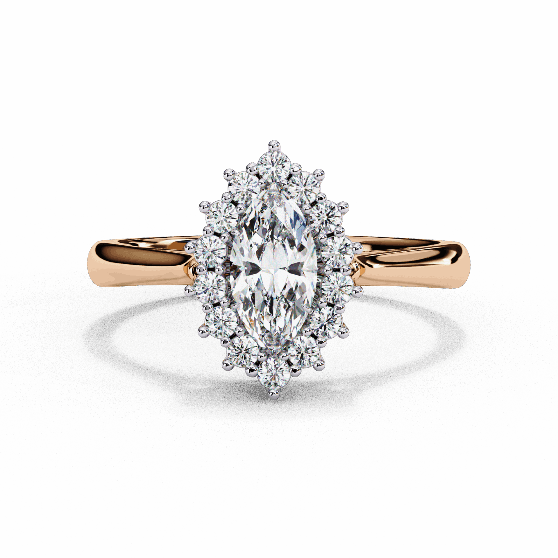 0.75 Carat Marquise Timeless Solitaire Ring in Moissanite | House of Estara