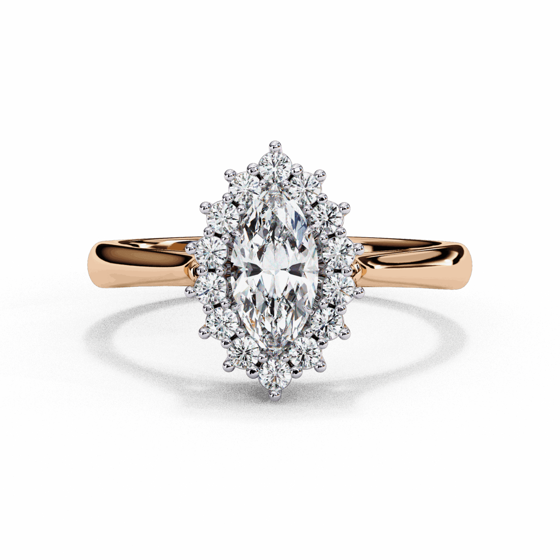 0.75 Carat Marquise Timeless Solitaire Ring in Moissanite | House of Estara
