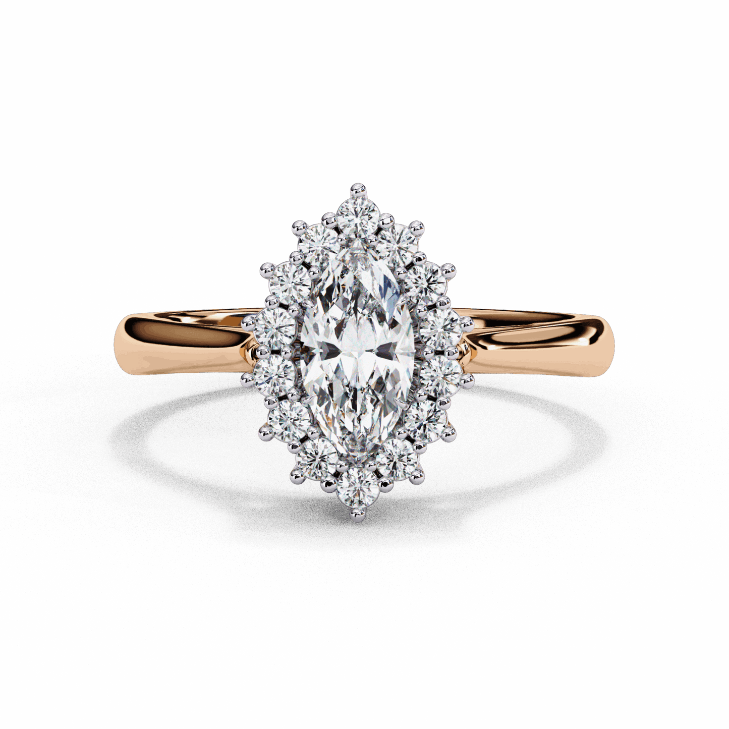 0.75 Carat Marquise Timeless Solitaire Ring in Moissanite | House of Estara