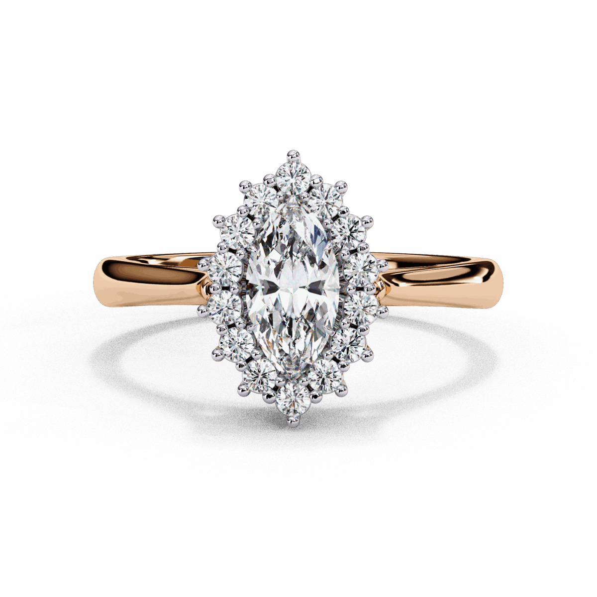 0.75 Carat Marquise Timeless Solitaire Ring in Moissanite | House of Estara