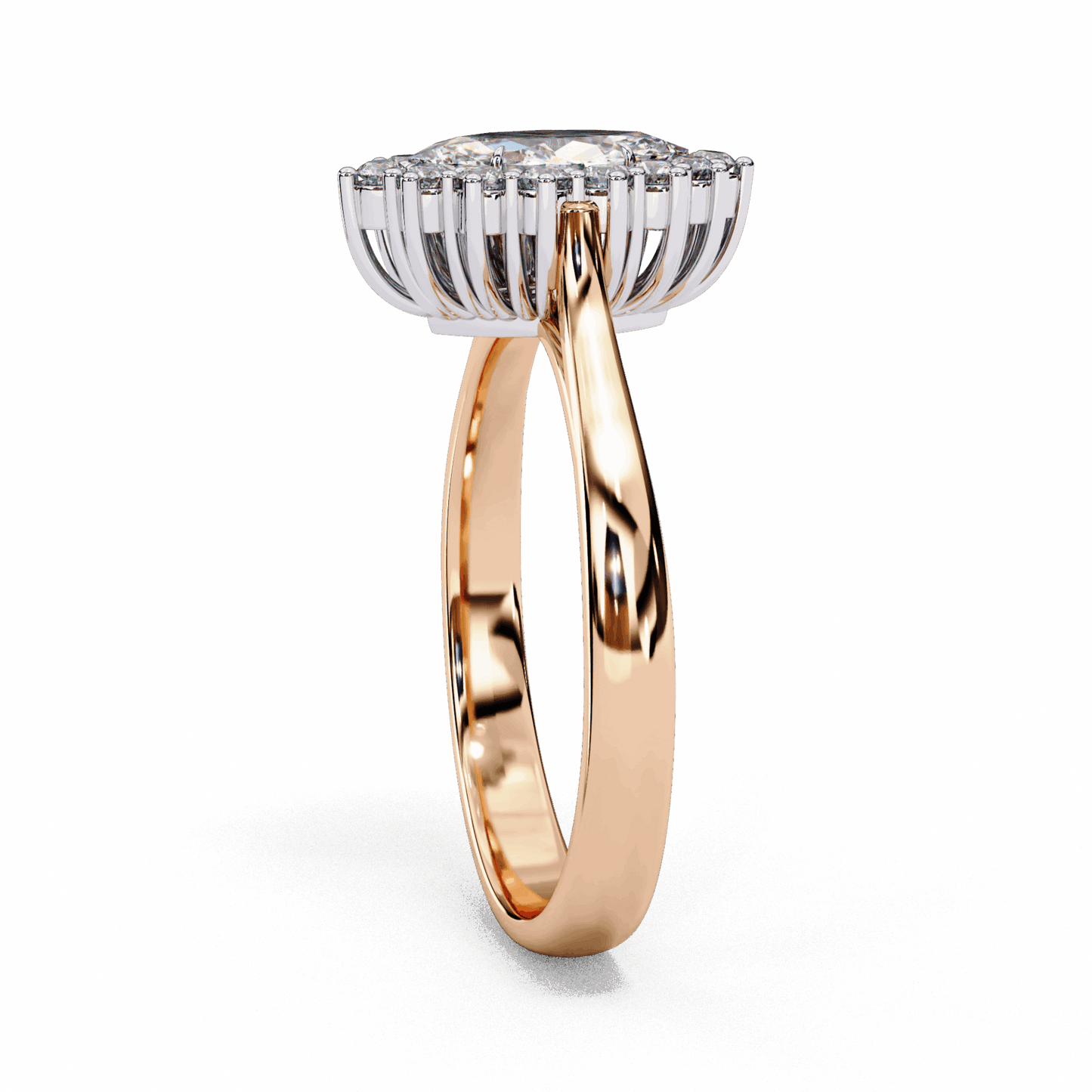 0.75 Carat Marquise Timeless Solitaire Ring in Moissanite | House of Estara