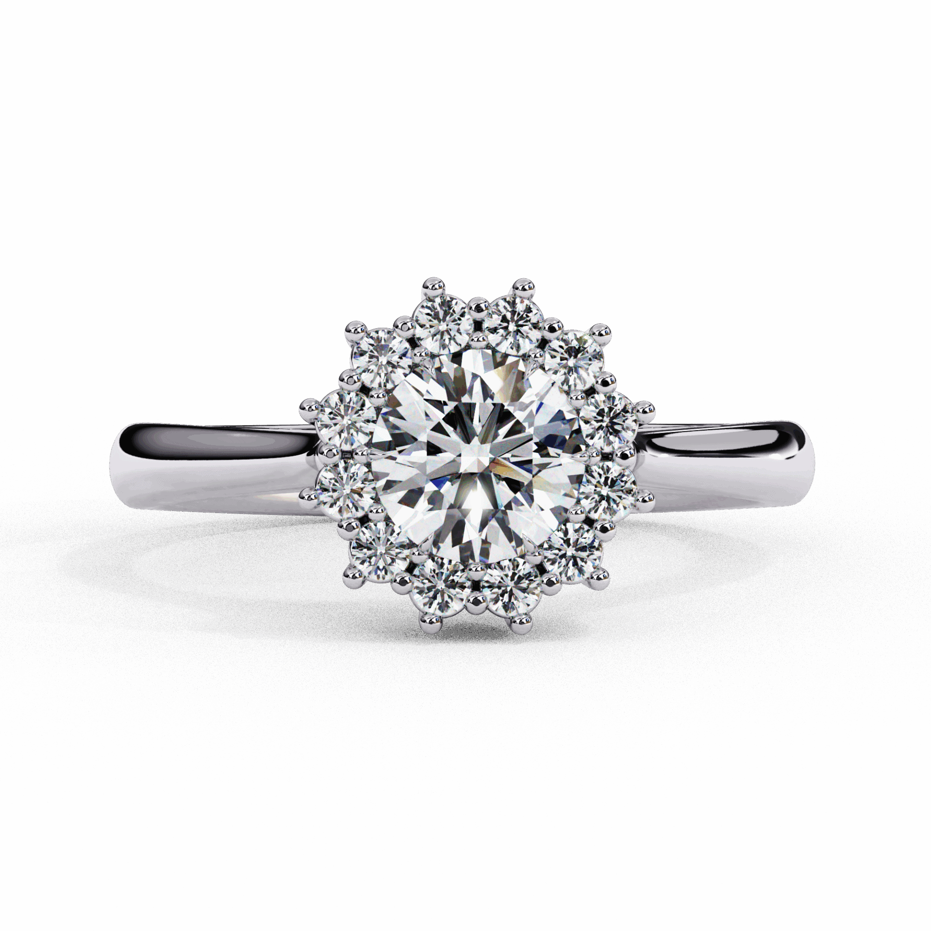 0.75 Carat Round Timeless Solitaire Ring in Moissanite | House of Estara