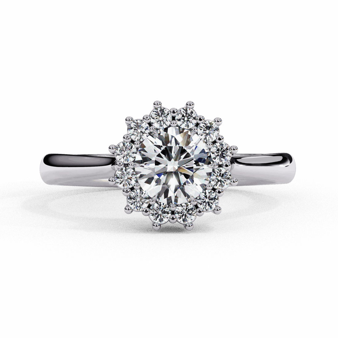 0.75 Carat Round Timeless Solitaire Ring in Moissanite | House of Estara