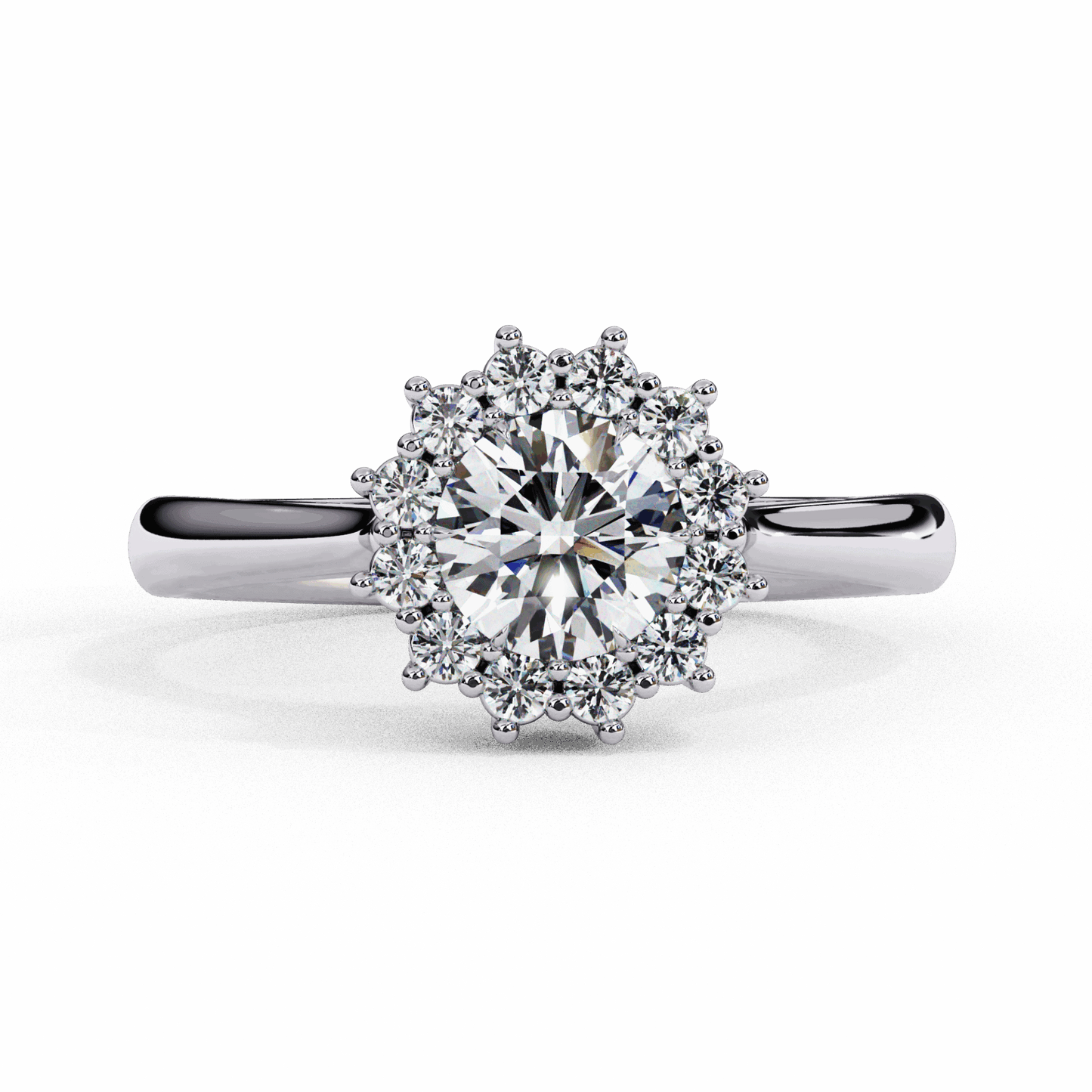 0.75 Carat Round Timeless Solitaire Ring in Moissanite | House of Estara