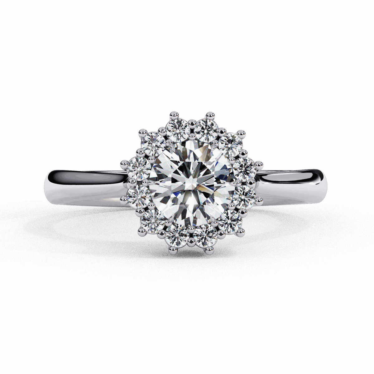 0.75 Carat Round Timeless Solitaire Ring in Moissanite | House of Estara