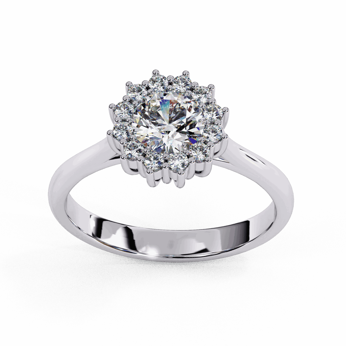 0.75 Carat Round Timeless Solitaire Ring in Moissanite | House of Estara