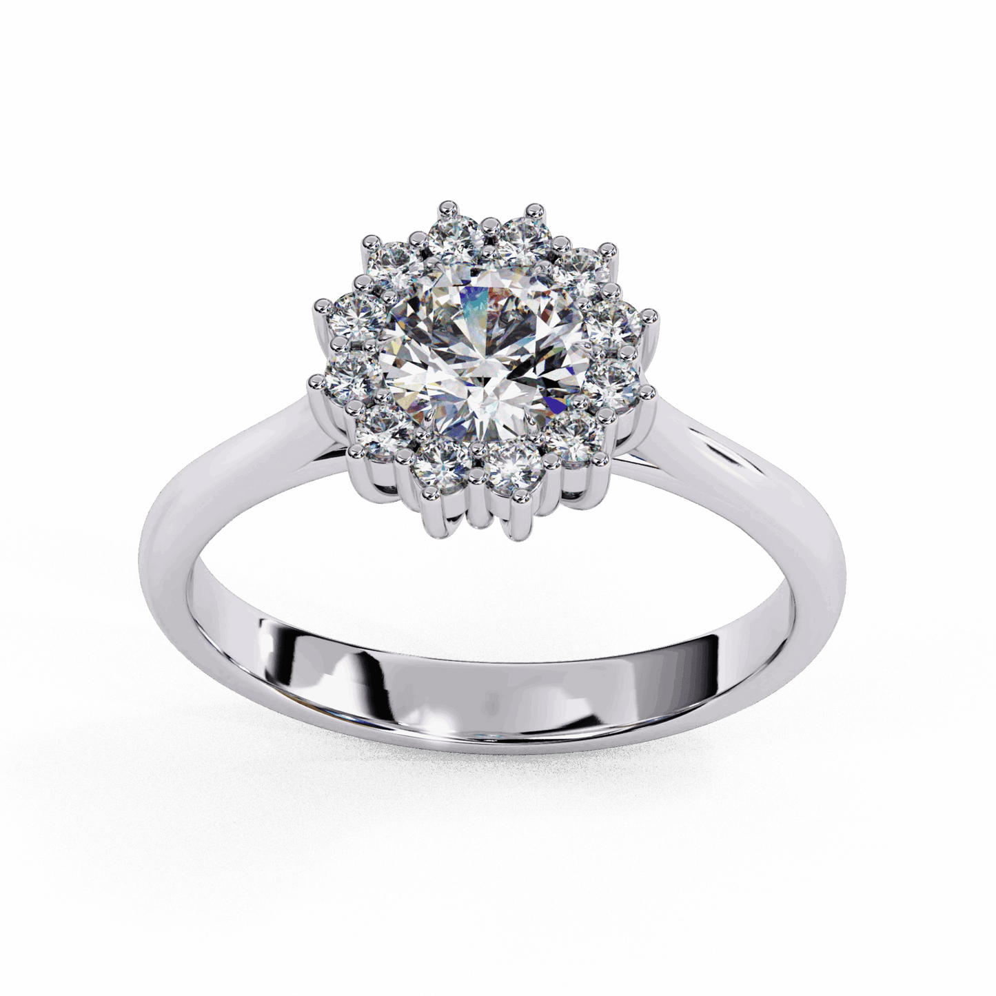 0.75 Carat Round Timeless Solitaire Ring in Moissanite | House of Estara