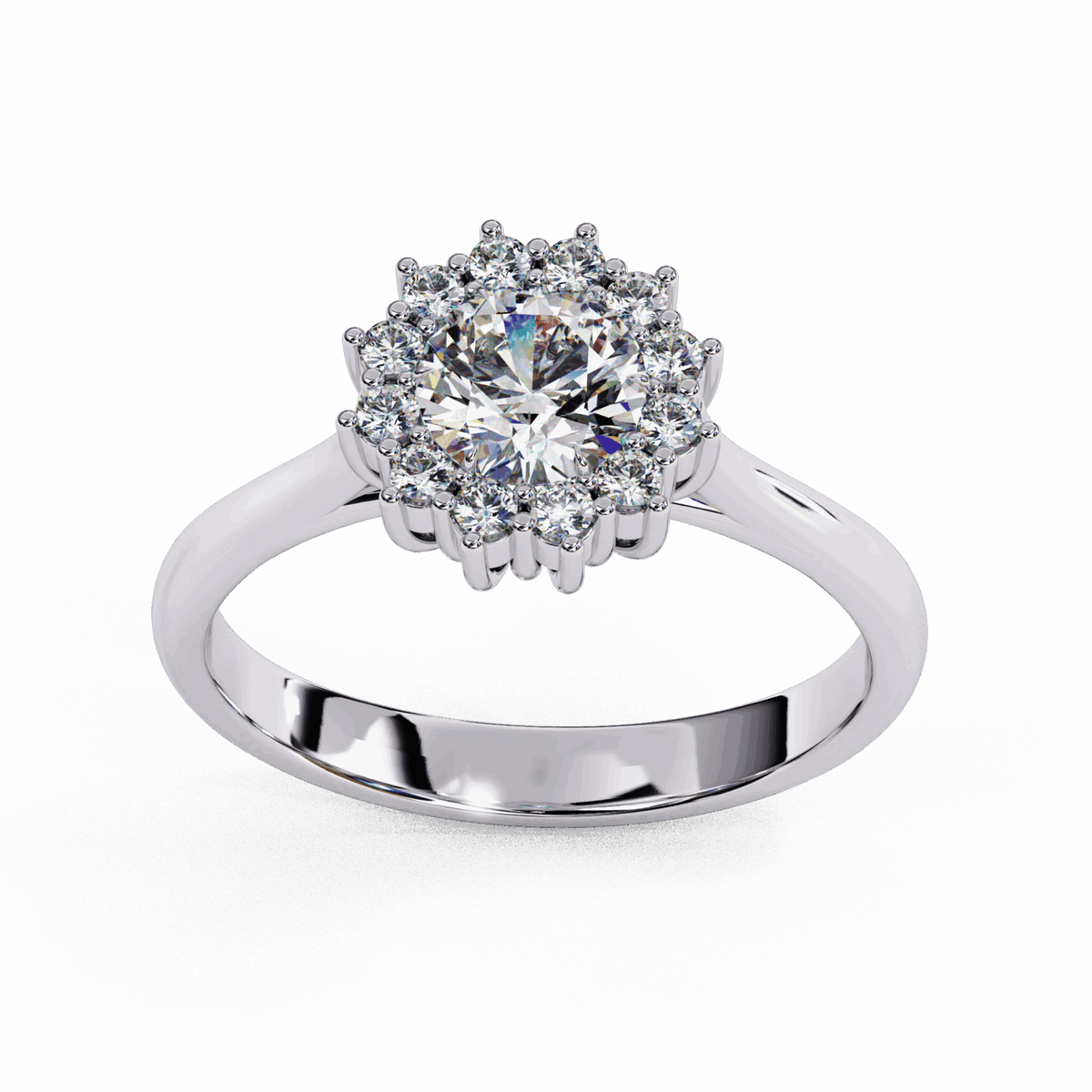 0.75 Carat Round Timeless Solitaire Ring in Moissanite | House of Estara