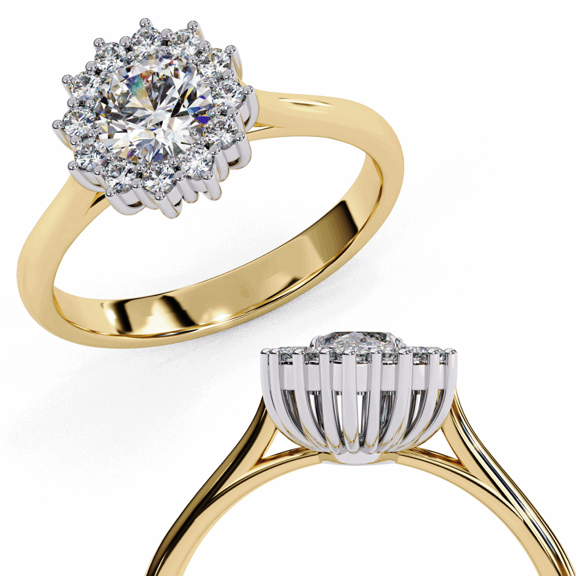 0.75 Carat Round Timeless Solitaire Ring in Moissanite | House of Estara