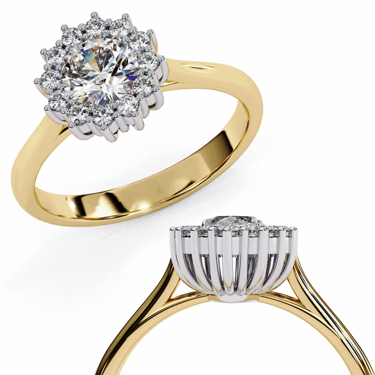 0.75 Carat Round Timeless Solitaire Ring in Moissanite | House of Estara